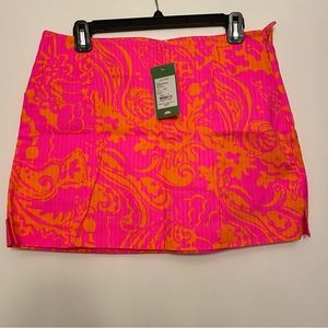 NWT Lilly Pulitzer Hot Pink & Orange January Skort
